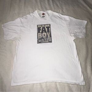 Harley-Davidson White Fat Boy Tee